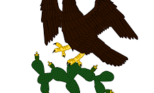 ¿Cuándo se usó por primera vez el Escudo Nacional Mexicano?